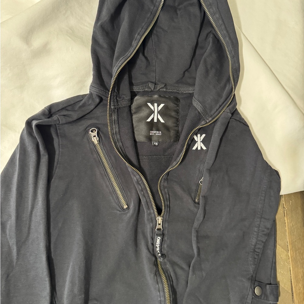 Norwegian Original Onepiece Brand Jumpsuit Pajamas Lounge in Black - Picture 3 of 9